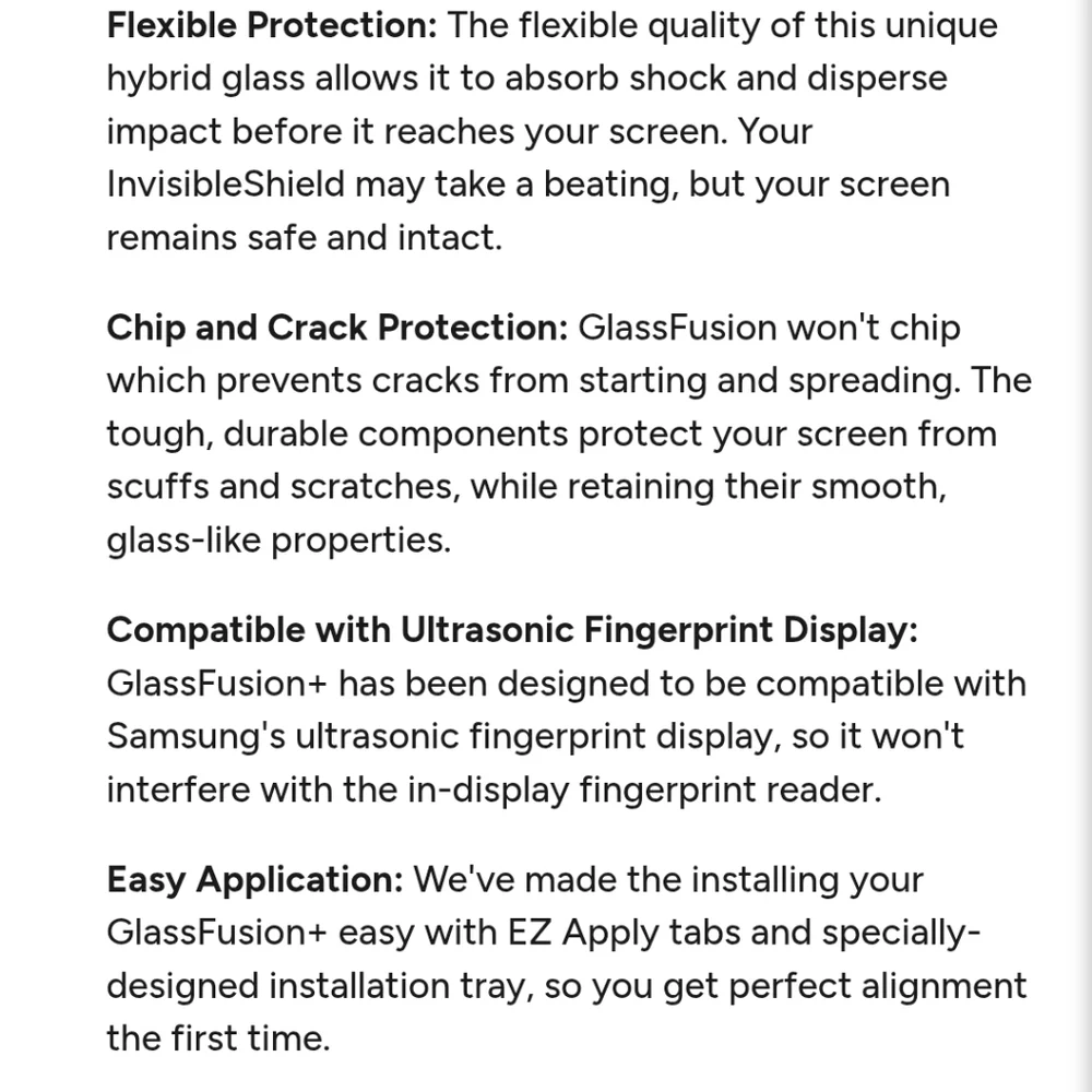 Zagg GlassFusion+ Screen Protector for Samsung Galaxy S21 Ultra 5G - Clear D30